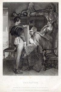 Salvator, gravé par Ferdinand Jean Joubert - Daniel Maclise